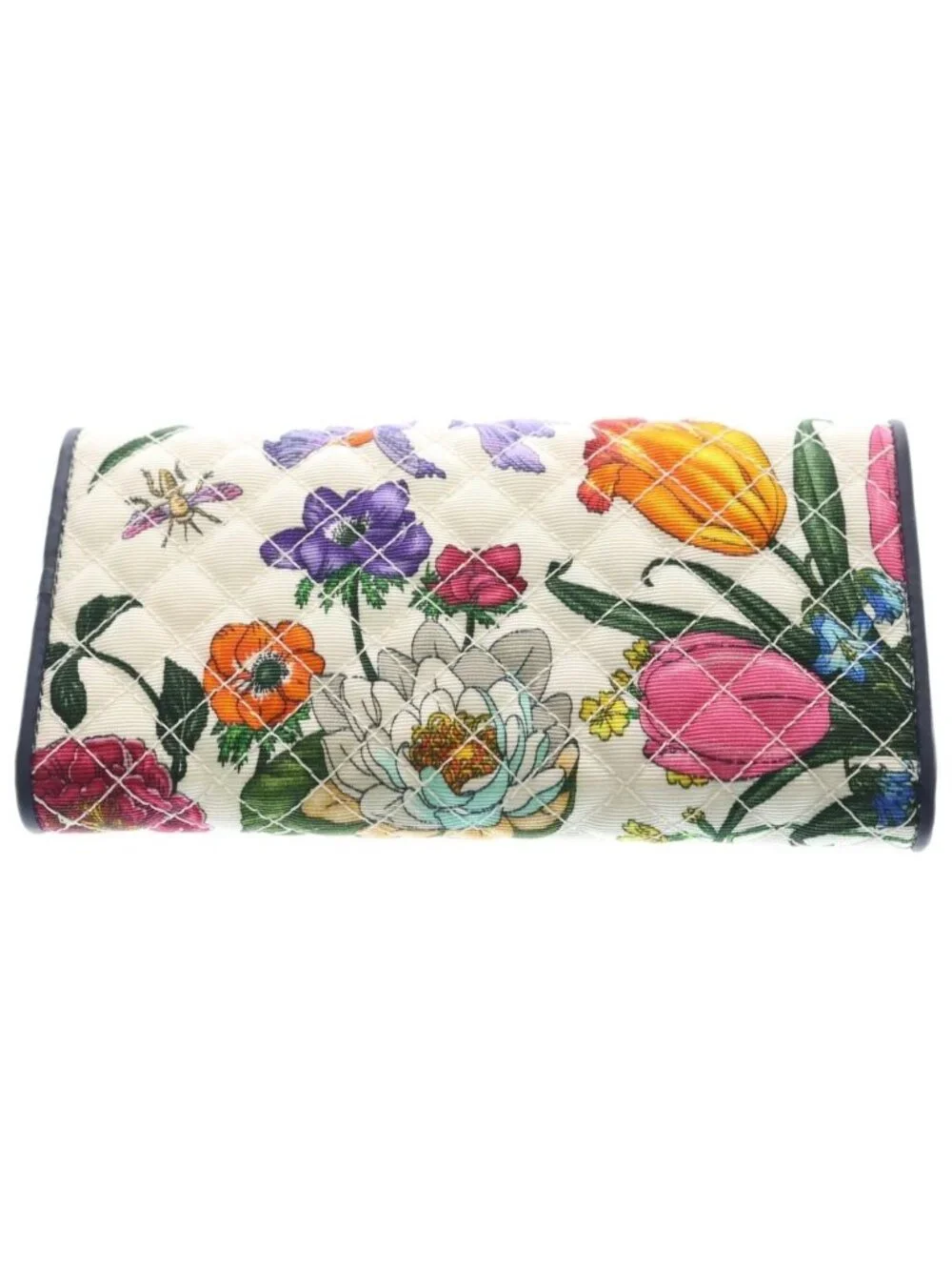Gucci GG Marmont Flora Wallet Leather Canvas